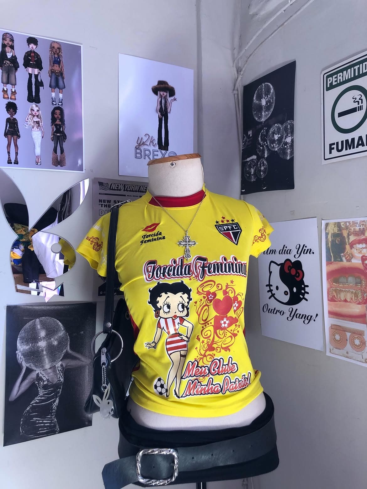 Baby Tee Garimpo Y2k