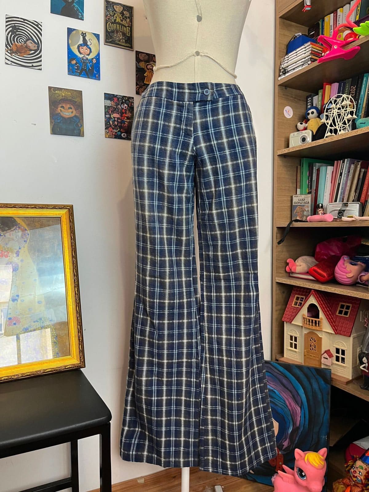 Calça Xadrez Garimpo Drop Aesthetic