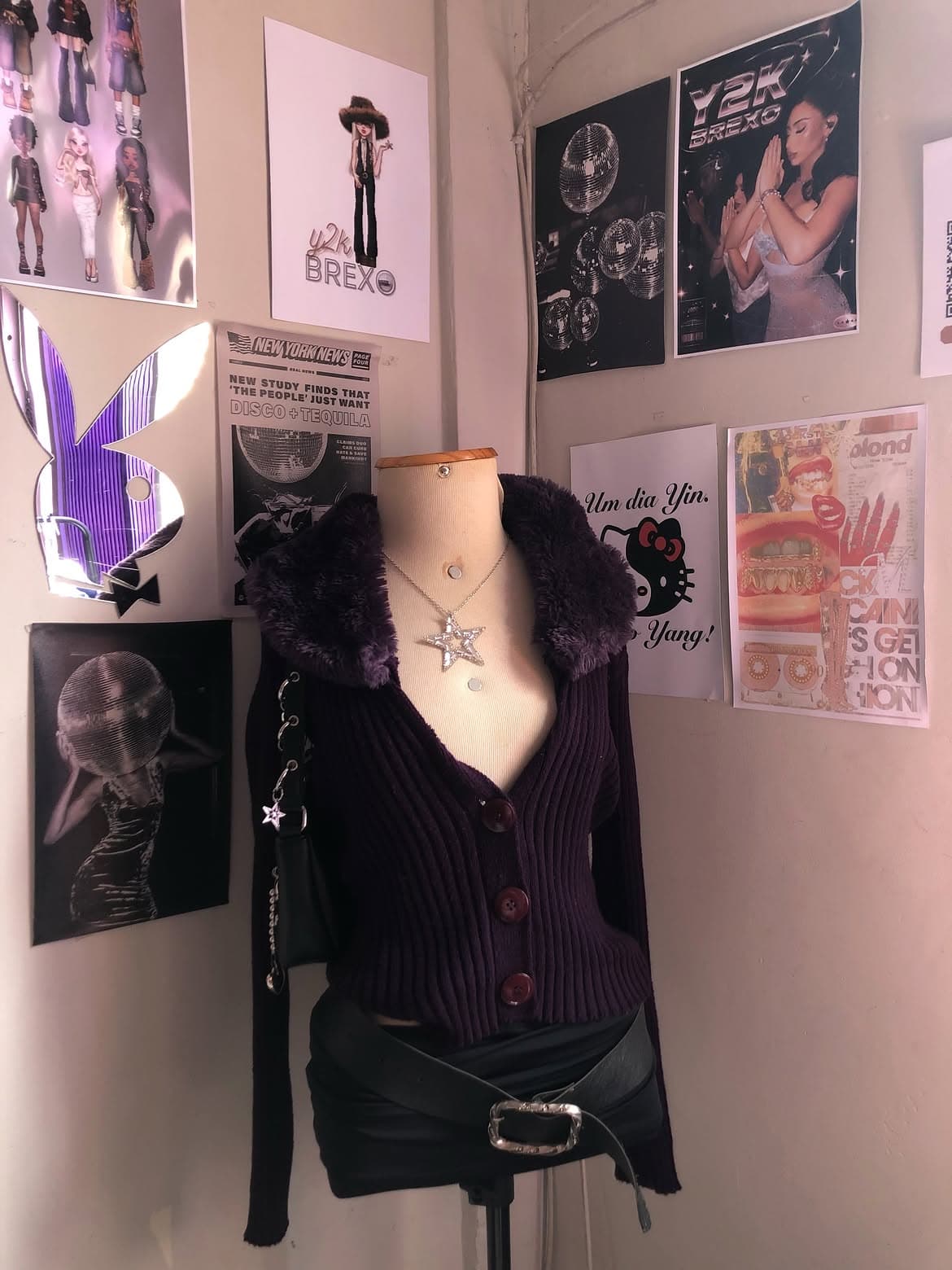 Casaco Pelinho Roxo
